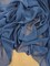 1 Yard Steel Stone Blue Two-Tone Chiffon Fabric 58/59" Wide Lightweight Sheer Polyester with Elegant Drape